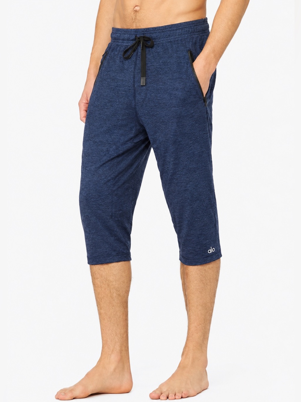 Alo Yoga Men’s Balance Capri Pants Navy Size M